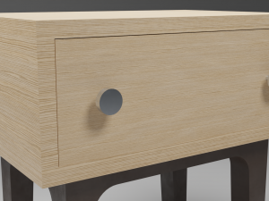 Abbey small nightstand 3D 模型
