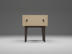 Abbey small nightstand 3D-Modell
