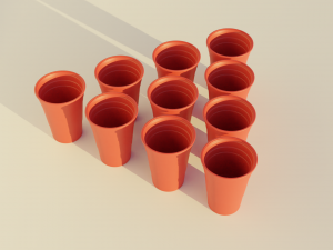 birpong cup 3D Model