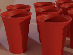 чашка для бірпонгу 3D Модель