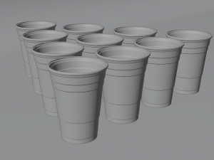 birpong cup Modèle 3D