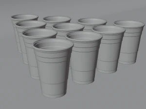 чашка для бірпонгу 3D Модель