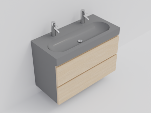 Godmorgon double vanity - 2 drawers 3D 模型