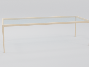 1966 dining table collection 3D-Modell