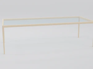 1966 dining table collection 3D Model