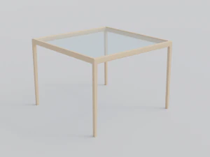 1966 dining table collection 3D Model