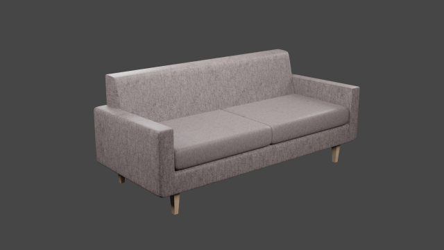 Bantam 73 sofa blend 3D 模型 .c4d .max .obj .3ds .fbx .stl .blend 