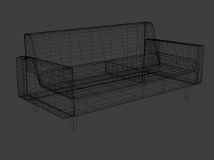 Bantam 73 sofa blend 3D 模型