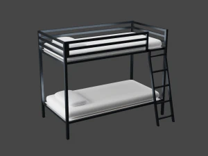 दोशी धातु जुड़वां बिस्तर 3D मॉडल