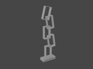 Square shelves 3D Model
