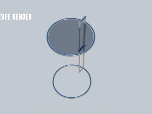 Adjustable table e1027 3D Model