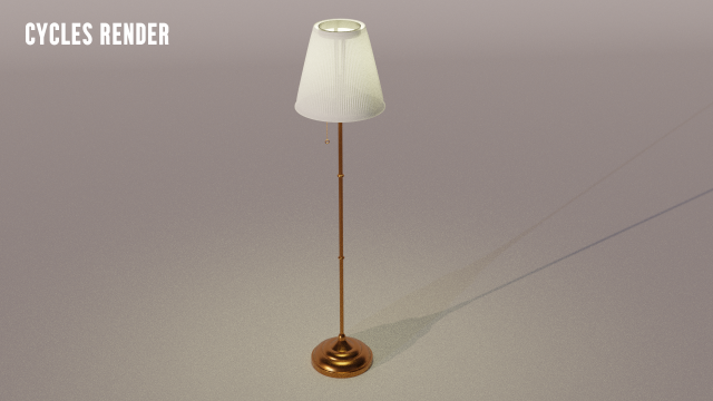 Arstid floor lamp 3D Model .c4d .max .obj .3ds .fbx .stl .blend 
