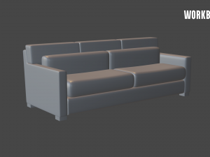 Vesper king sleeper sofa 3D Модель