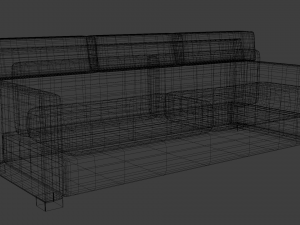 Vesper king sleeper sofa 3D Модель
