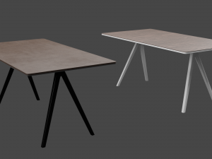 Baguette table 3D 모델
