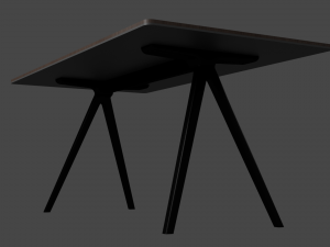 Baguette table 3D 모델