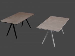 Baguette table 3D 모델