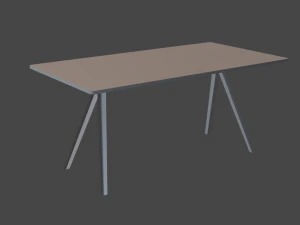 Baguette table 3D Model