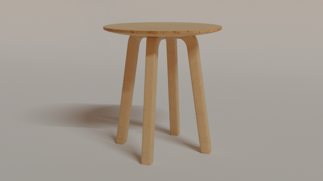Bella side table 3D Модель .c4d .max .obj .3ds .fbx .stl .blend 