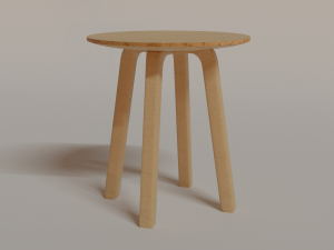Bella side table 3D 模型