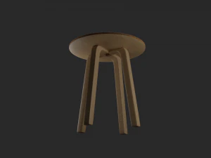 Bella side table 3D Model