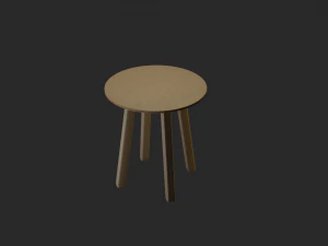 Bella side table 3D Model