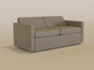 Скос двомісний диван 3D Модель