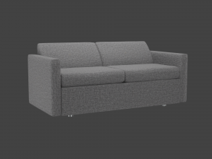 Bevel two-seater sofa 3D Модель