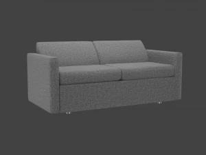 Bevel two-seater sofa 3D Model