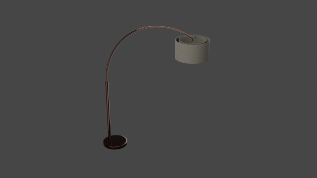 Big dipper arc floor lamp 3Dモデル .c4d .max .obj .3ds .fbx .stl .blend 
