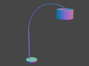 Big dipper arc floor lamp 3D Model
