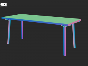 Branch Dining Table 3Dモデル