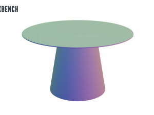 Circula Dining Table 3D-Modell
