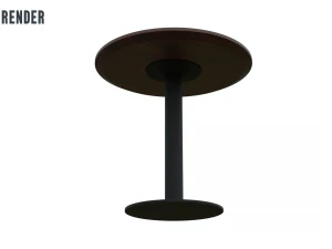 Easy Cafe Table 3D Model