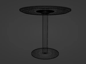Easy Cafe Table 3D Model