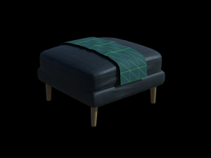 Burrow Nomad Ottoman Modelo 3D