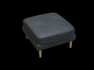 Burrow Nomad Ottoman 3D Model