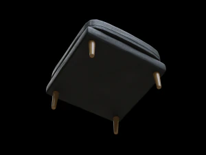 Burrow Nomad Ottoman 3D Model