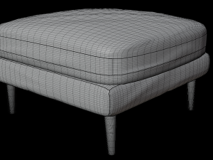 Burrow Nomad Ottoman Model 3D