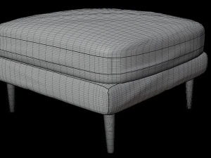 Burrow Nomad Ottoman 3D Model