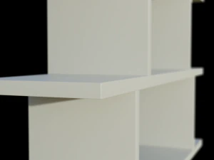 3 14 Rak Buku Model 3D