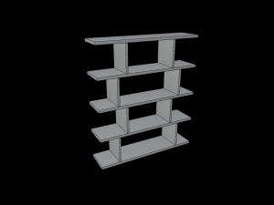 3 14 Bookcase 3D 模型