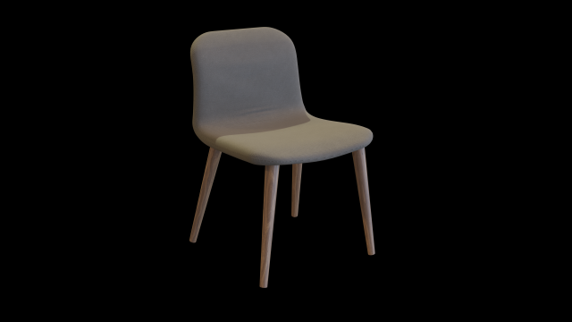 Bacco Chair 3D Модель .c4d .max .obj .3ds .fbx .stl .blend 