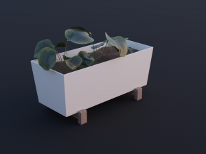 Bittergurka Plant Pot 3D Models