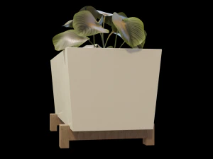 Bittergurka Plant Pot 3D Model