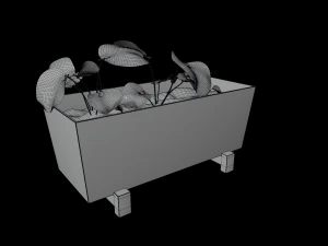 Bittergurka Plant Pot 3D Model