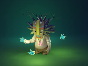 Avoneco Shaman 3D Model
