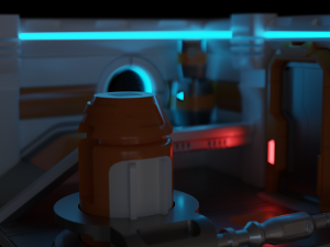 Sci-Fi Corridor 3D Model