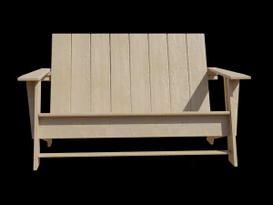 Adirondack Bench 3D Model