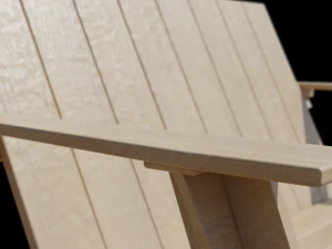 Adirondack Bench 3D Model